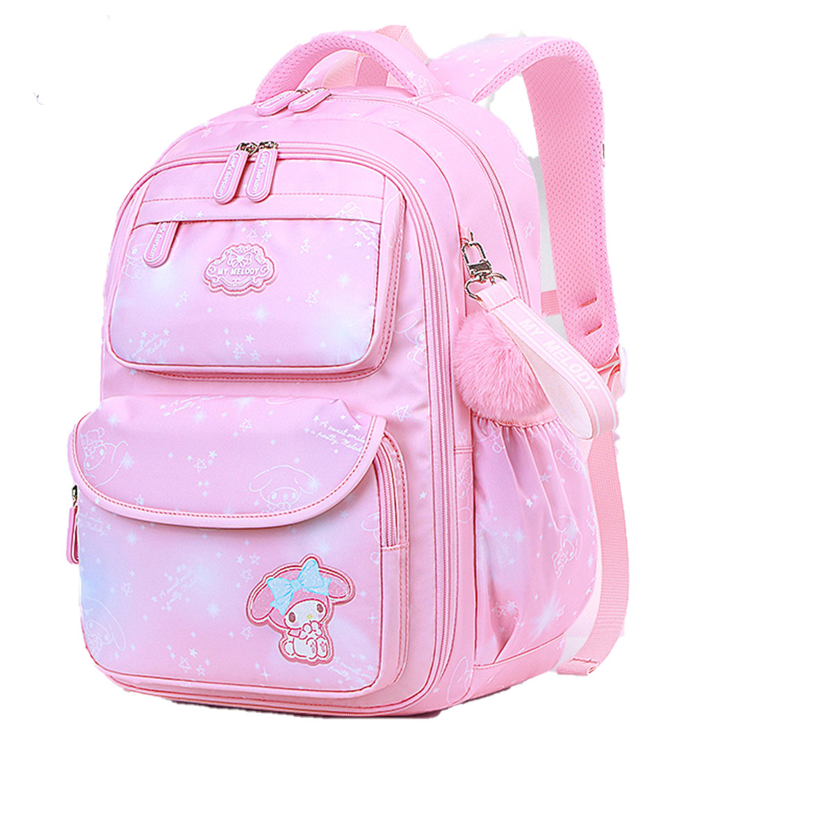 Sanrio Полиэстеровый рюкзак унисекс фиолетово-розовый, Melody Trumpet
Sanrio Полиэстеровый рюкзак унисекс фиолетово-розовый, Melody Trumpet