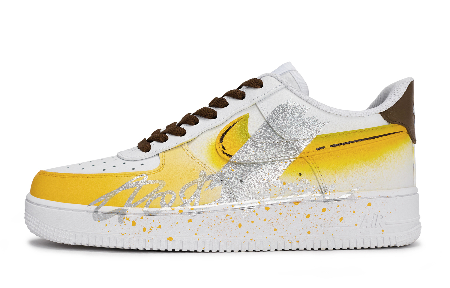 Nike Air Force 1 07 811 Manufacturing, Dadaism низкие скейтборд-кроссовки Unisex белый желтый серебристый коричневый
Nike Air Force 1 07 811 Manufacturing, Dadaism низкие скейтборд-кроссовки Unisex белый желтый серебристый коричневый