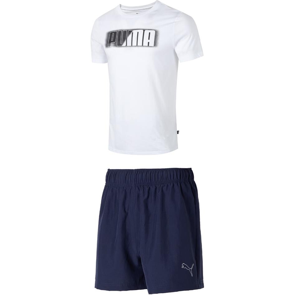 Повседневная спортивная одежда для мужчин белого и синего цвета Puma, синий
Повседневная спортивная одежда для мужчин белого и синего цвета Puma, синий