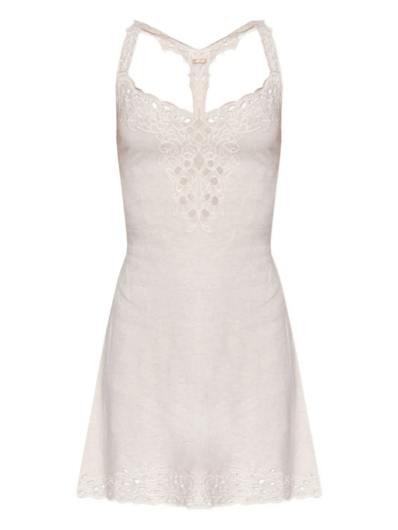 Платье с вышитой кружевной отделкой Cult Gaia, нейтральный 
Платье с вышитой кружевной отделкой Cult Gaia, нейтральный