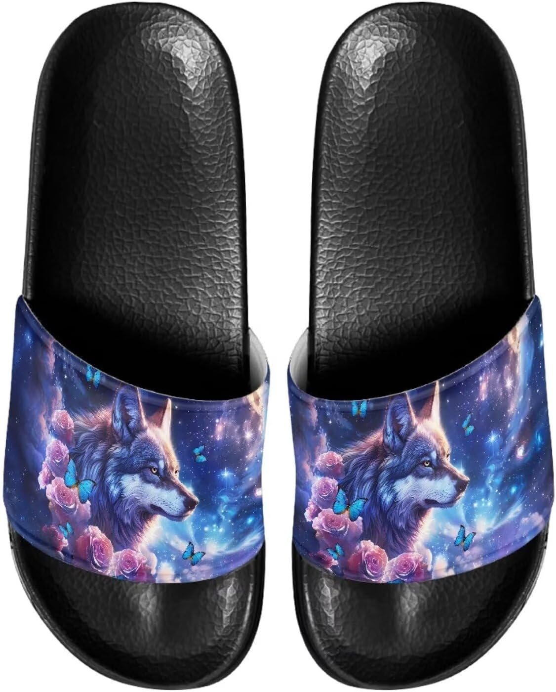 Женские тапочки JUDENTIDOS с открытым носком, нескользящей подошвой, однотонной застежкой и мягкой плоской подошвой, Galaxy Wolf
Женские тапочки JUDENTIDOS с открытым носком, нескользящей подошвой, однотонной застежкой и мягкой плоской подошвой, Galaxy Wolf