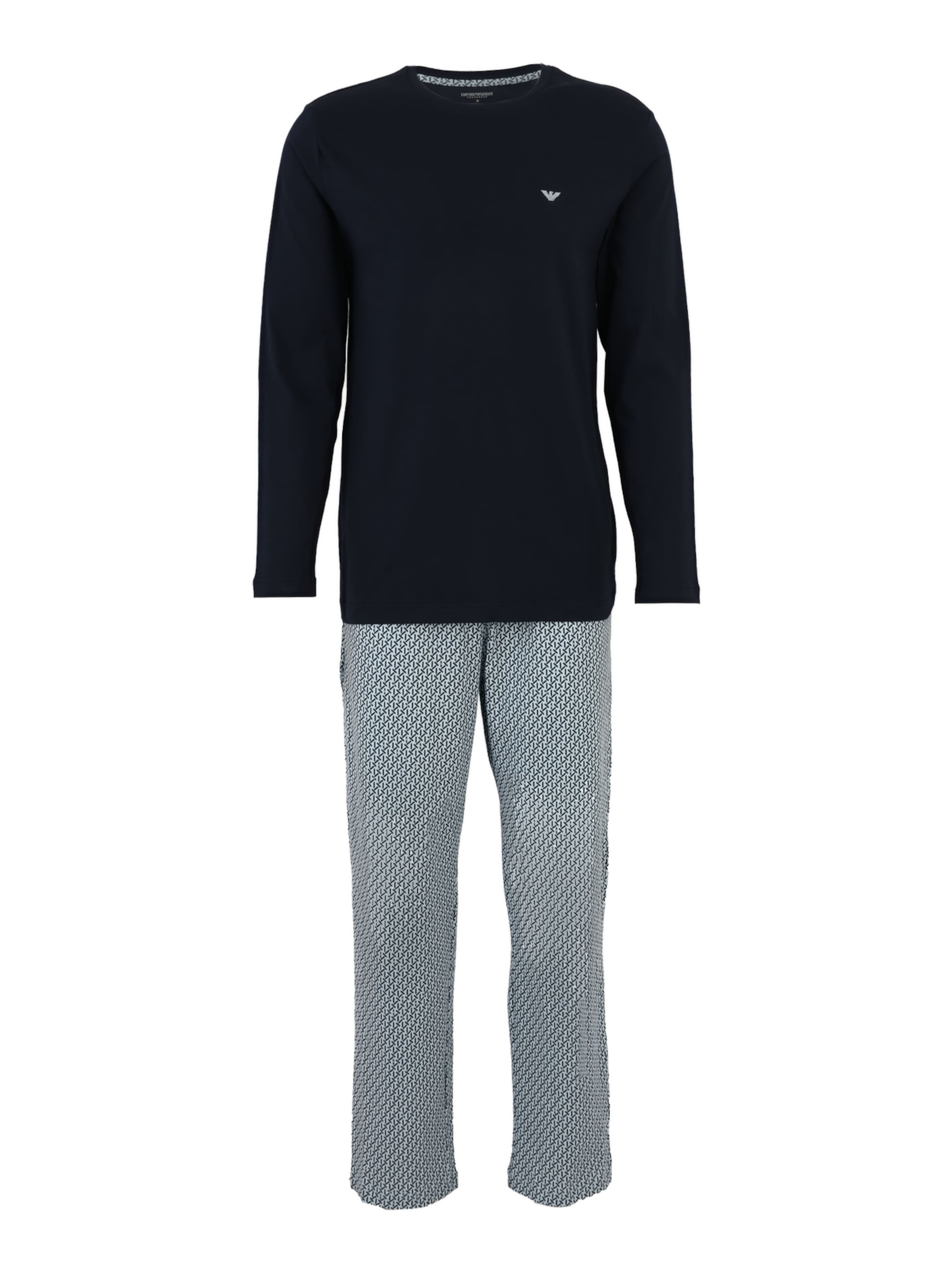 Emporio Armani Длинная пижама в цвете Navy, Pastel Blue
Emporio Armani Длинная пижама в цвете Navy, Pastel Blue