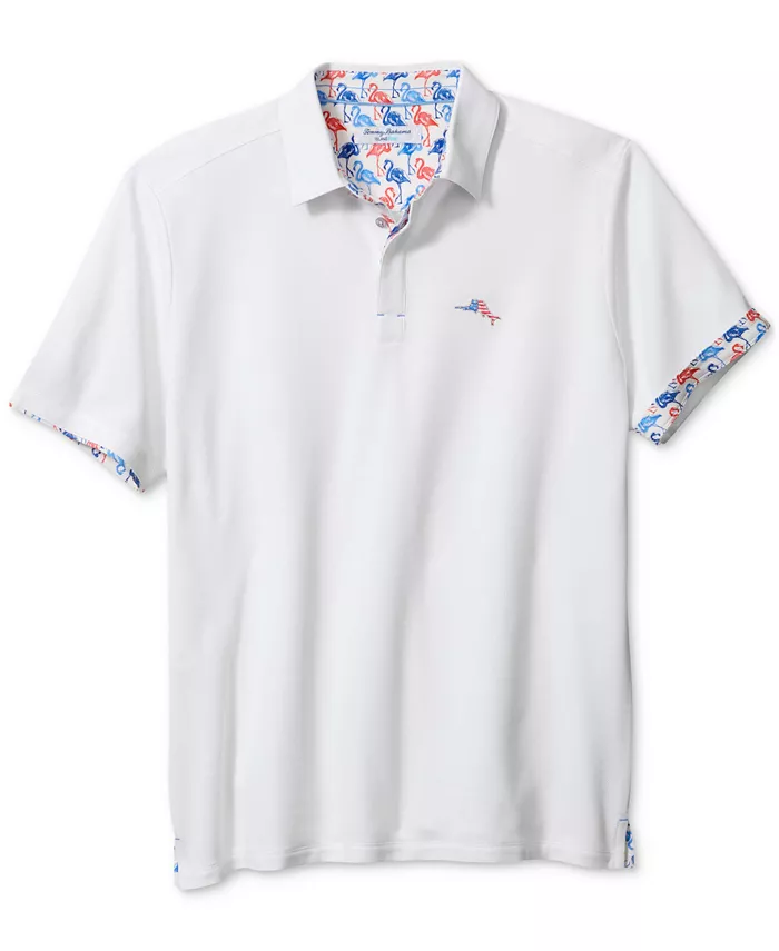 Мужская поло с коротким рукавом Flamingo Mingle 5 O'clock Tommy Bahama, белый
Мужская поло с коротким рукавом Flamingo Mingle 5 O'clock Tommy Bahama, белый