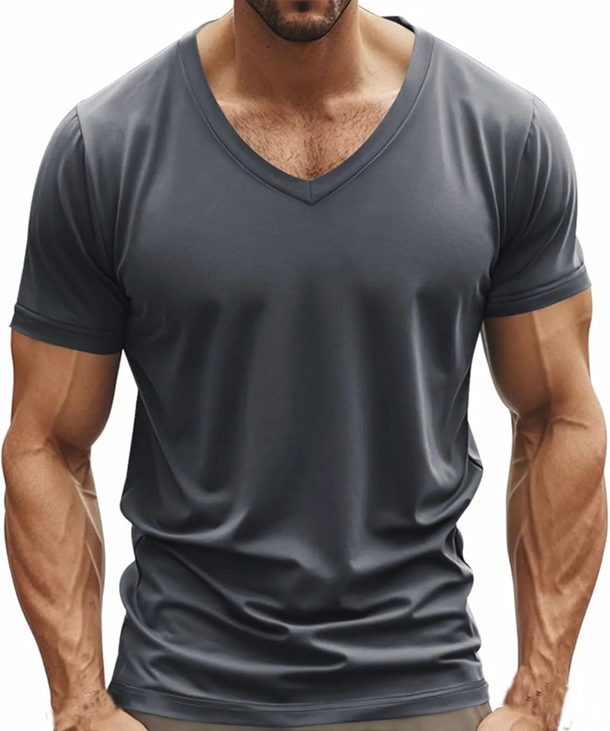 Футболка мужская летняя Casual V-образный вырез
Футболка мужская летняя Casual V-образный вырез