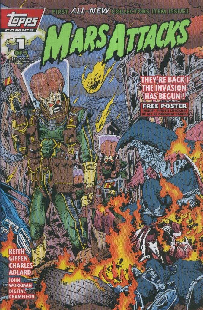 MARS ATTACKS NO. 1 TOPPS COMICS MINT! (MARS ATTACKS, VOLUME 1) (TOPPS COMICS)
MARS ATTACKS NO. 1 TOPPS COMICS MINT! (MARS ATTACKS, VOLUME 1) (TOPPS COMICS)