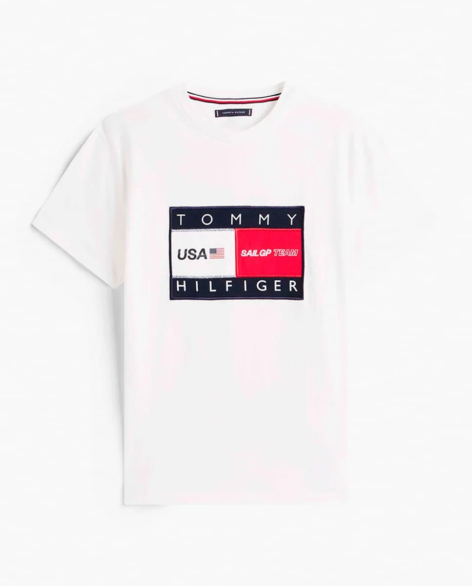 Однотонная мужская футболка с коротким рукавом Tommy Hilfiger, белый
Однотонная мужская футболка с коротким рукавом Tommy Hilfiger, белый