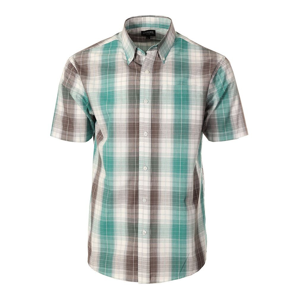 Gioberti Мужская рубашка в клетку с коротким рукавом, цвет Mint Chocolate
Gioberti Мужская рубашка в клетку с коротким рукавом, цвет Mint Chocolate