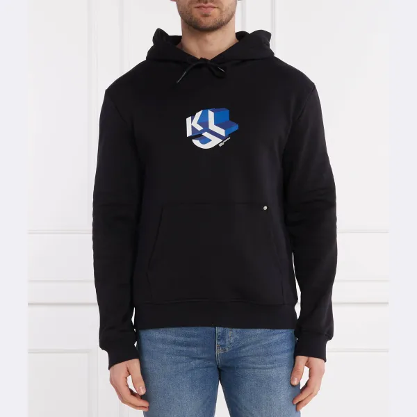 Толстовка обычного кроя с монограммой Karl Lagerfeld, черный
Толстовка обычного кроя с монограммой Karl Lagerfeld, черный