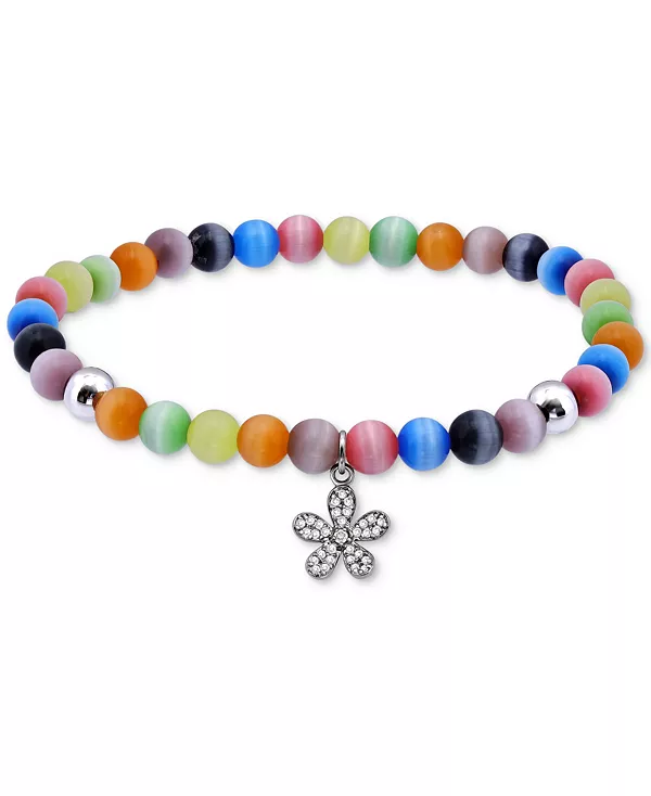Браслет с подвеской в виде цветка из кубического циркония и разноцветного кошачьего глаза из стерлингового серебра, созданный для Macy's Giani Bernini, multi
Браслет с подвеской в виде цветка из кубического циркония и разноцветного кошачьего глаза из стерлингового серебра, созданный для Macy's Giani Bernini, multi