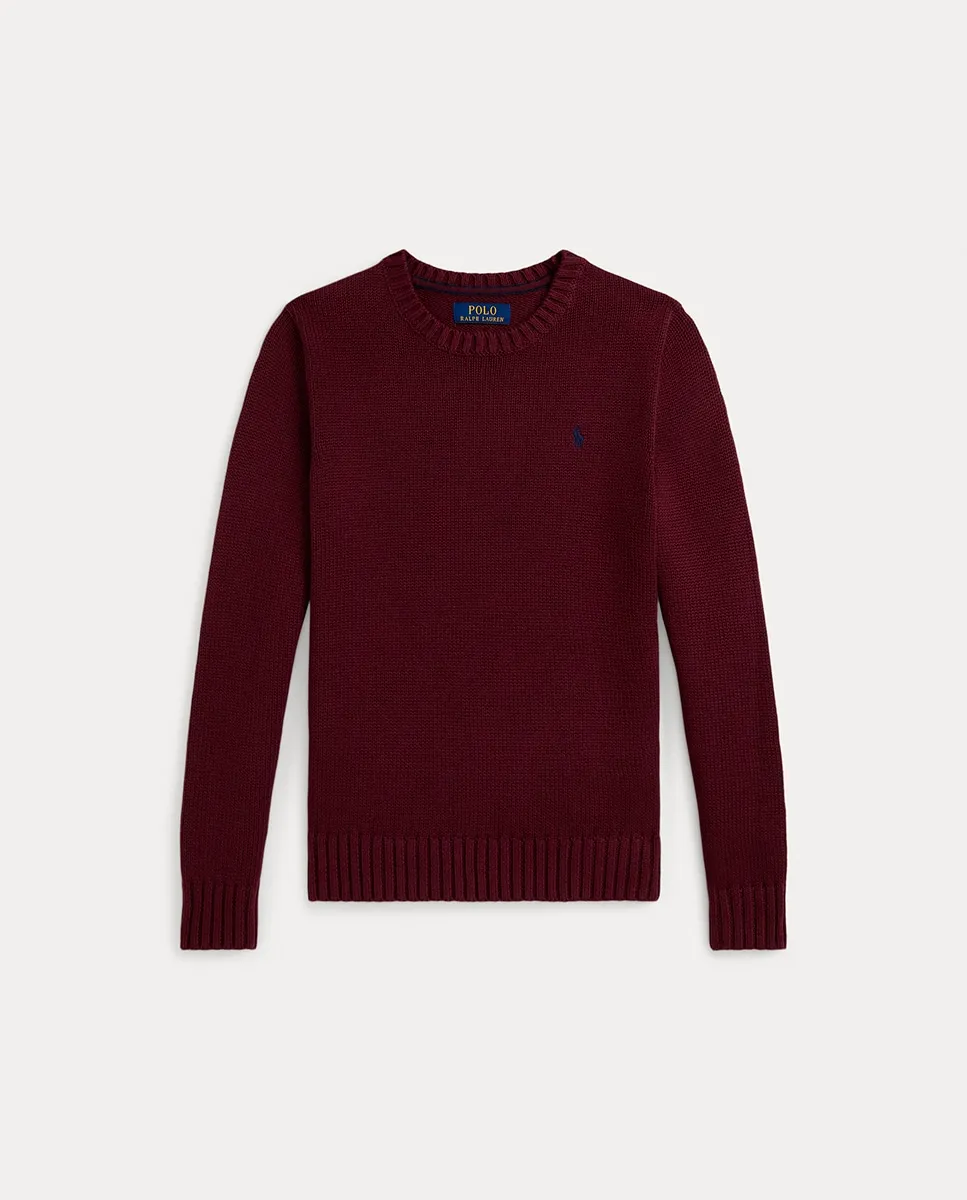 Унисекс джемпер из хлопка с круглым вырезом Polo Ralph Lauren, бордовый
Унисекс джемпер из хлопка с круглым вырезом Polo Ralph Lauren, бордовый