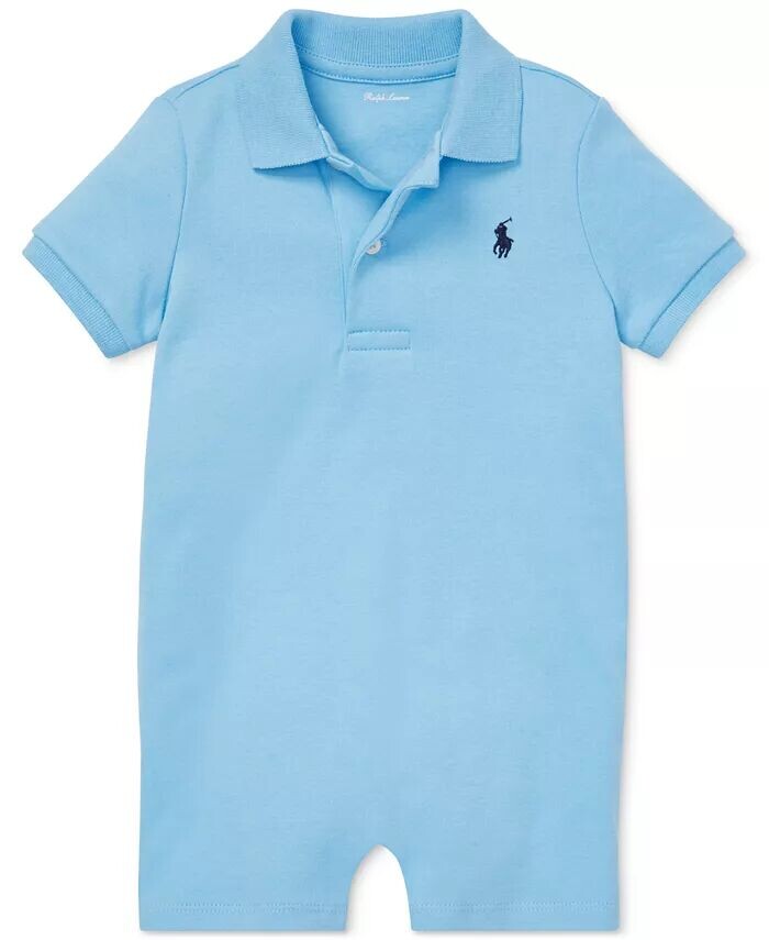 Хлопковая футболка-поло с короткими рукавами для маленьких мальчиков Polo Ralph Lauren, синий
Хлопковая футболка-поло с короткими рукавами для маленьких мальчиков Polo Ralph Lauren, синий