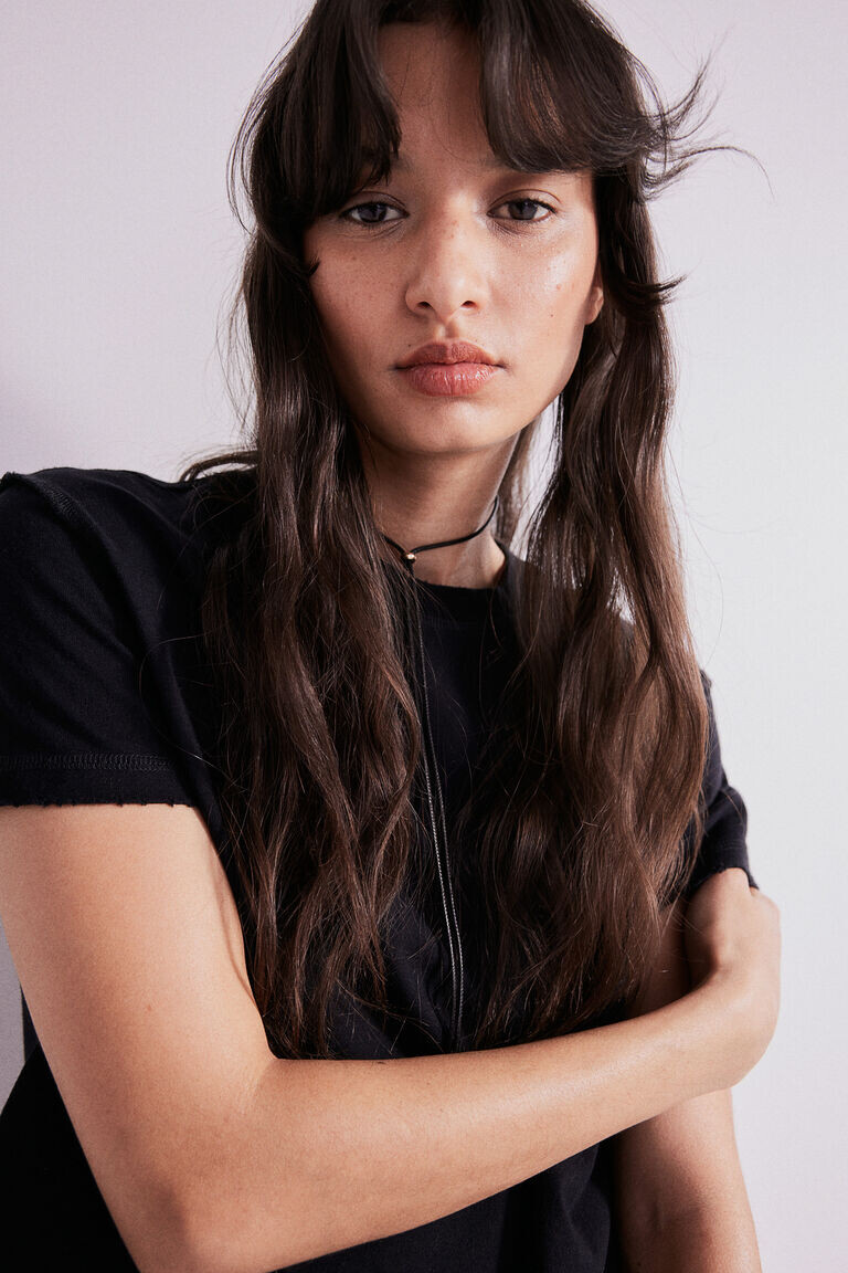 Футболка с потертостями H&M, черный
Футболка с потертостями H&M, черный