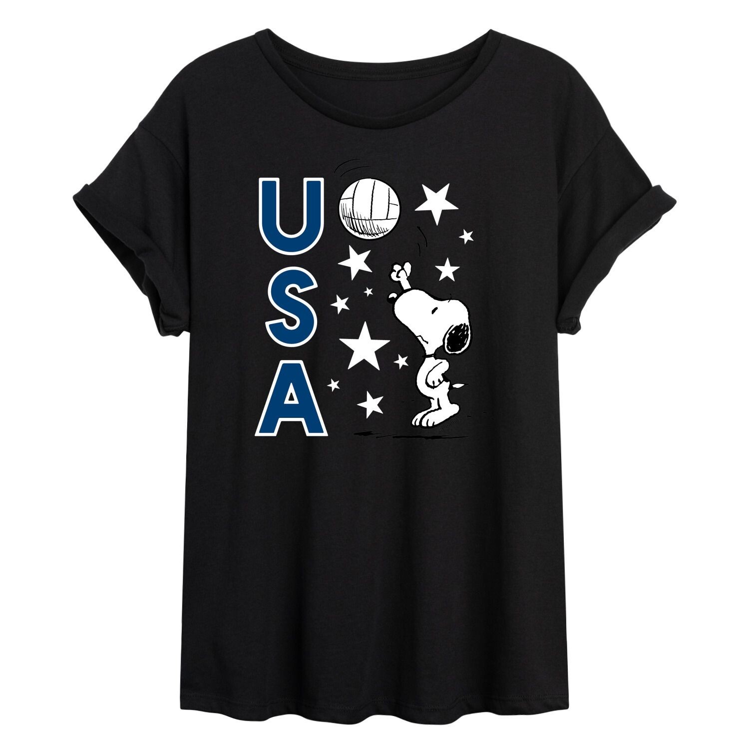 Струящаяся футболка Juniors' Peanuts USA Volley Licensed Character, черный
Струящаяся футболка Juniors' Peanuts USA Volley Licensed Character, черный