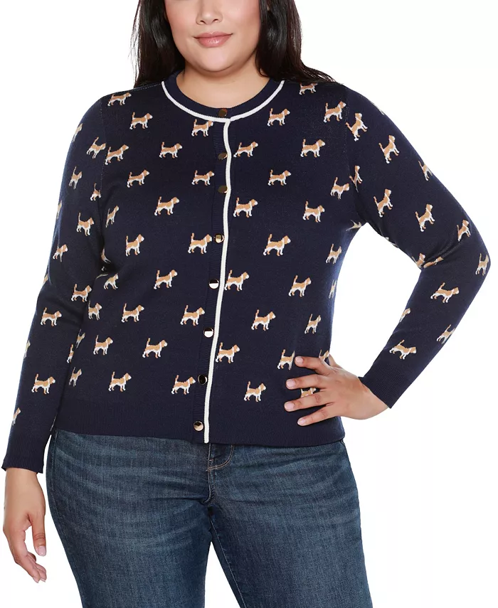 Привлекательный и забавный кардиган-свитер больших размеров Belldini, синий
Привлекательный и забавный кардиган-свитер больших размеров Belldini, синий