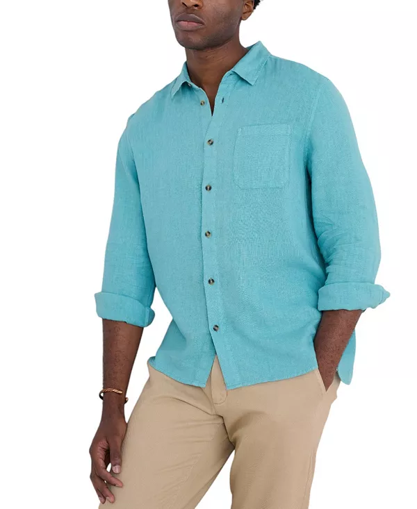 Мужская льняная рубашка на пуговицах Seasalt Cornwall, синий
Мужская льняная рубашка на пуговицах Seasalt Cornwall, синий