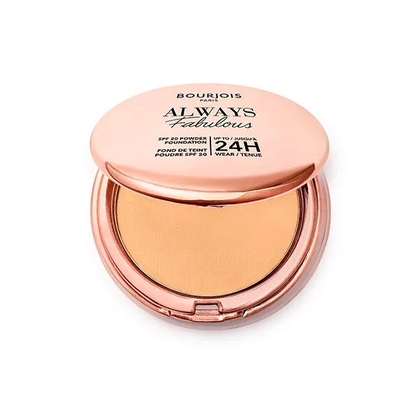 Пудровая основа под макияж Always Fabulous Compact Bourjois, 410
Пудровая основа под макияж Always Fabulous Compact Bourjois, 410