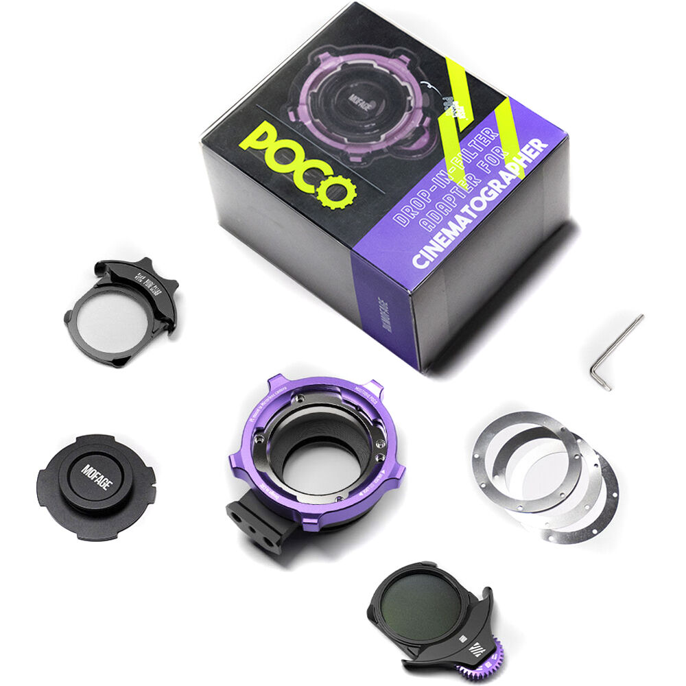 Адаптер для крепления объектива MOFAGE POCO Drop-In Filter Lens Mount Adapter Kit S-E
Адаптер для крепления объектива MOFAGE POCO Drop-In Filter Lens Mount Adapter Kit S-E