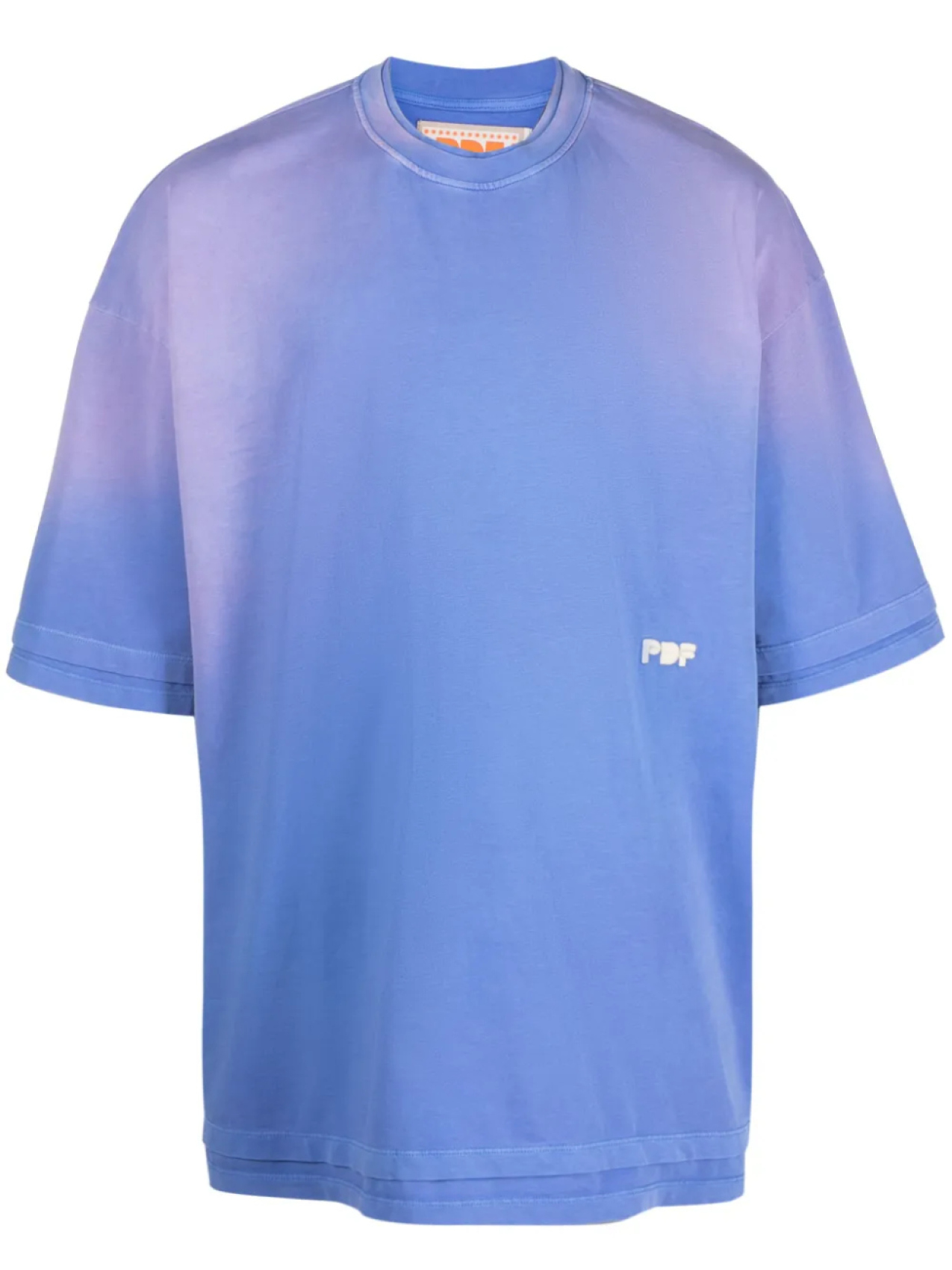 PDF выбеленная футболка с вышитым логотипом, синий
PDF выбеленная футболка с вышитым логотипом, синий