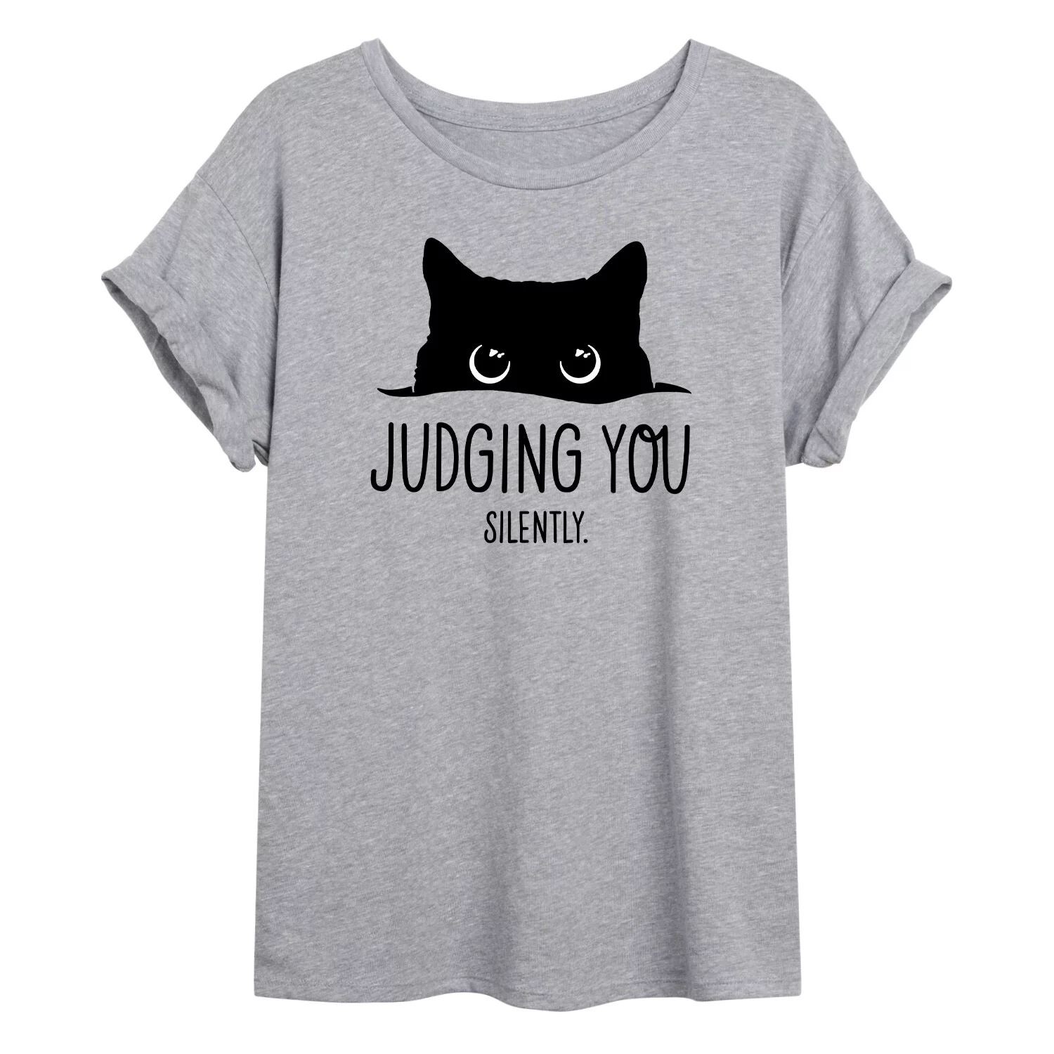 Футболка Oversize Junior's Judgeing You Cat Licensed Character 
Футболка Oversize Junior's Judgeing You Cat Licensed Character