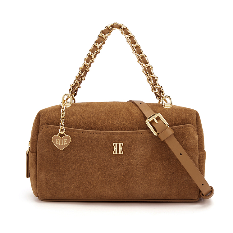 ELLE Сумка женская малая из кожи коровы Caramel/Dark Brown
ELLE Сумка женская малая из кожи коровы Caramel/Dark Brown