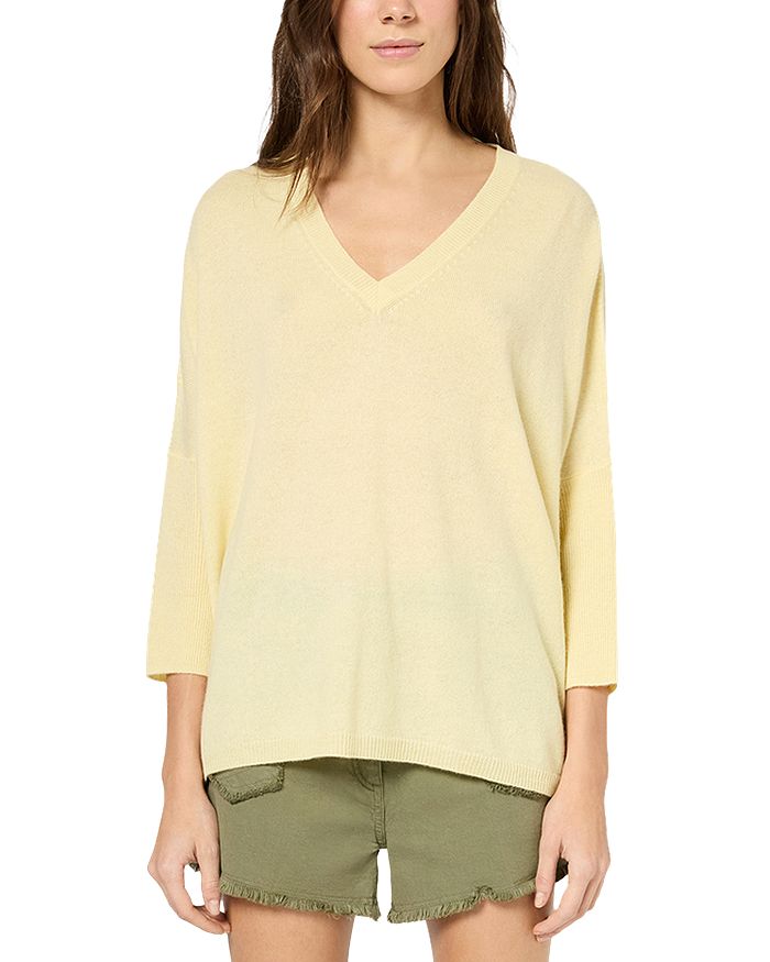 Джемпер с V-образным вырезом Jubilee из кашемира Gerard Darel, желтый
Джемпер с V-образным вырезом Jubilee из кашемира Gerard Darel, желтый