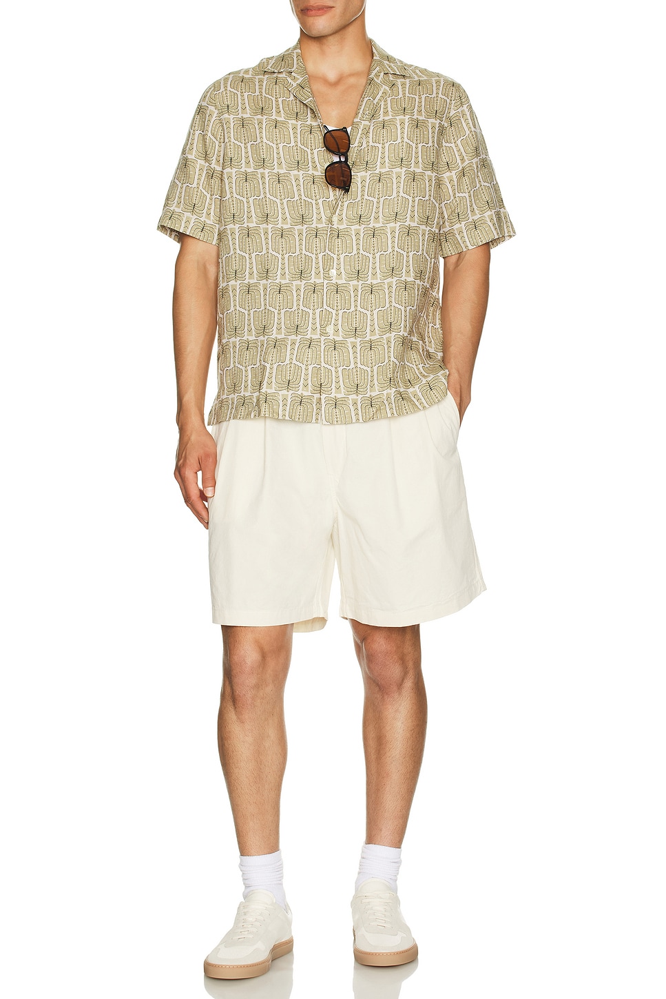 Рубашка из льна с принтом Roberto Palmeira Frescobol Carioca, Dried Moss
Рубашка из льна с принтом Roberto Palmeira Frescobol Carioca, Dried Moss