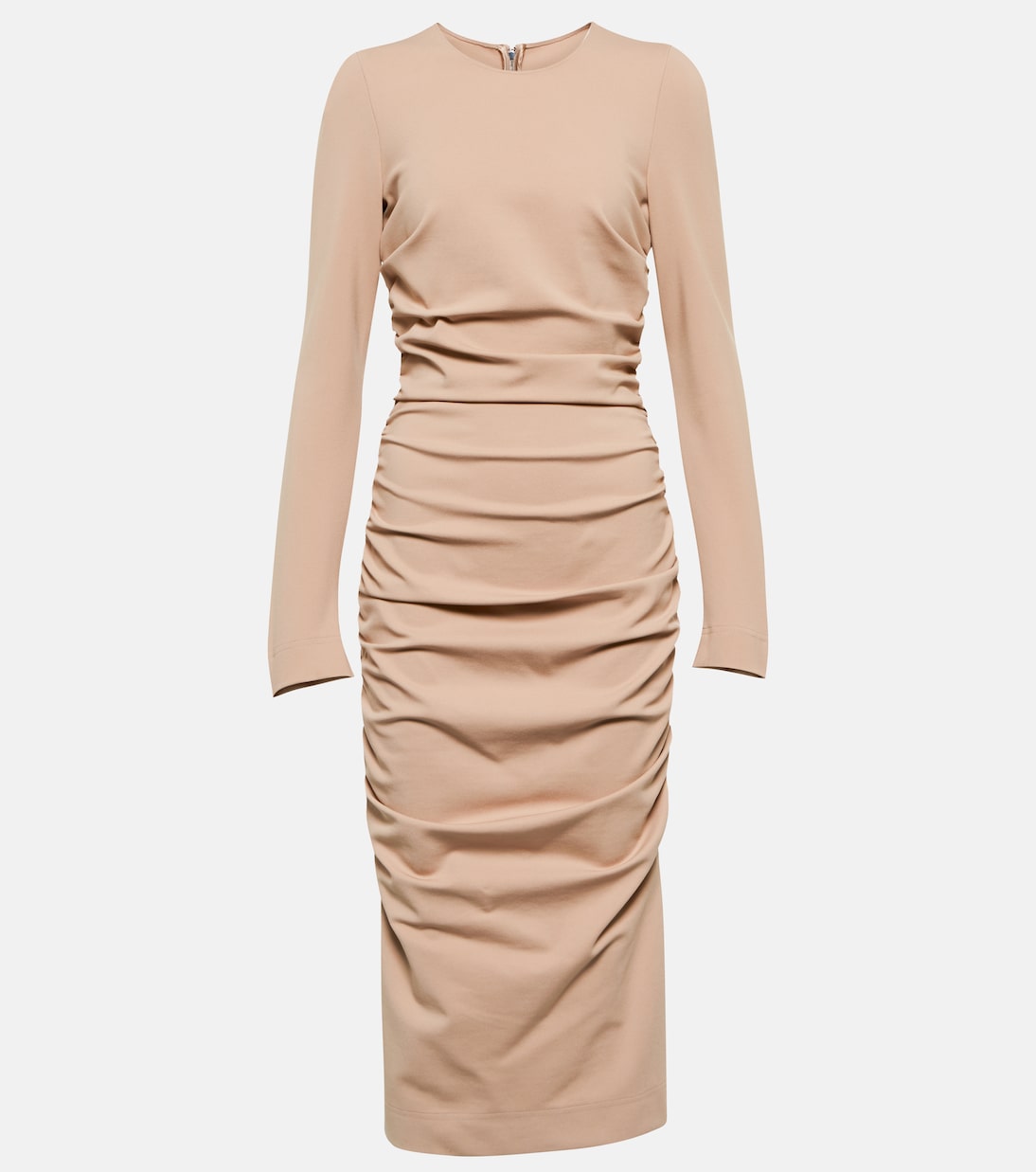 Платье миди из джерси с рюшами Dolce&Gabbana, бежевый
Платье миди из джерси с рюшами Dolce&Gabbana, бежевый