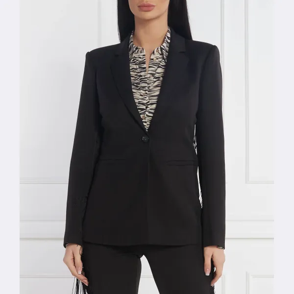 Элегантный пиджак приталенного кроя Patrizia Pepe, черный
Элегантный пиджак приталенного кроя Patrizia Pepe, черный