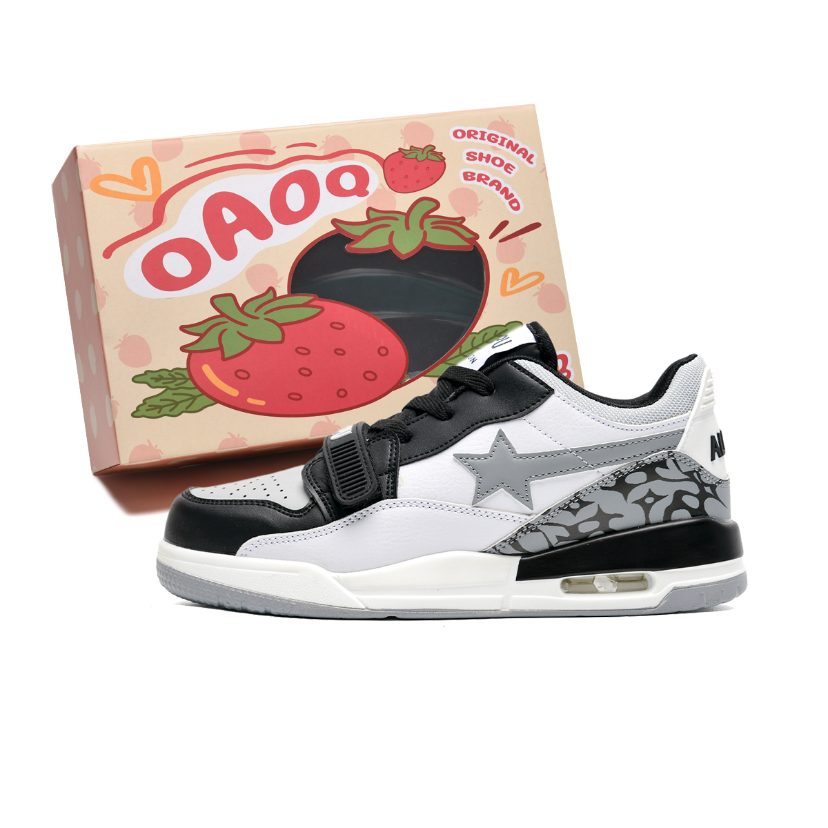 OAOQ Износостойкие легкие дышащие лоу-топ скейтбордские кроссовки унисекс белый черный, цвет White Black
OAOQ Износостойкие легкие дышащие лоу-топ скейтбордские кроссовки унисекс белый черный, цвет White Black