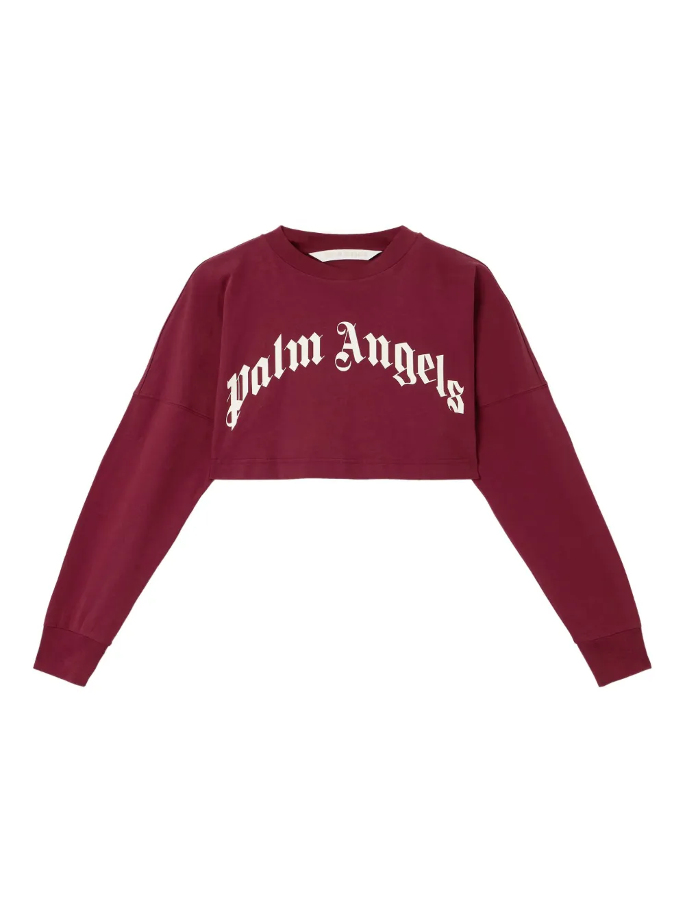 Укороченный свитшот с изогнутым логотипом Palm Angels, красный
Укороченный свитшот с изогнутым логотипом Palm Angels, красный