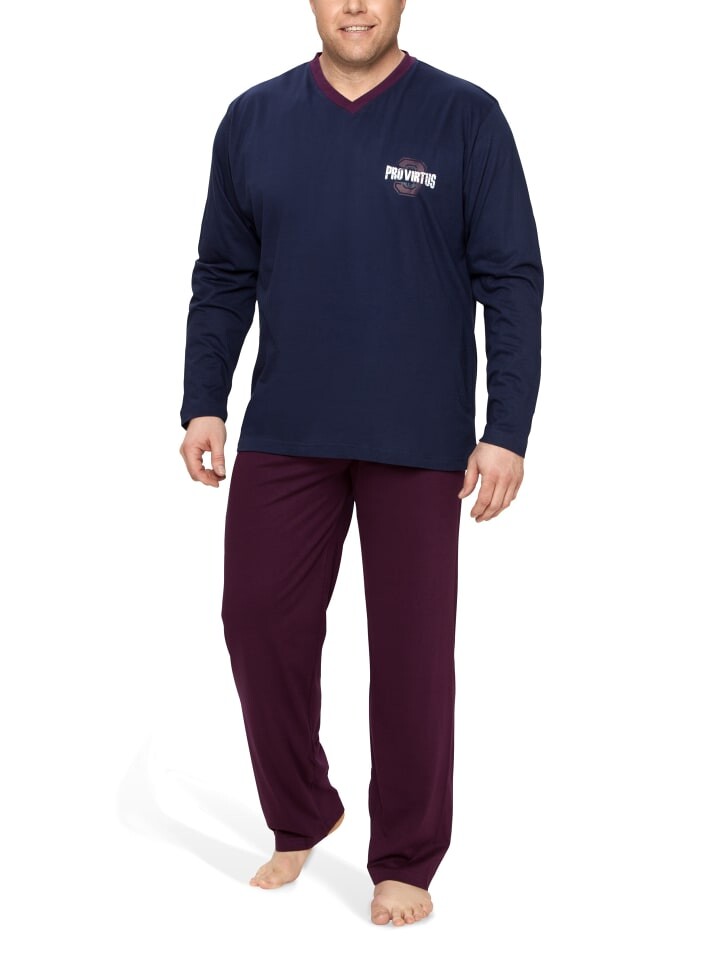 Пижама Moonline lang übergroß, темно-синий
Пижама Moonline lang übergroß, темно-синий