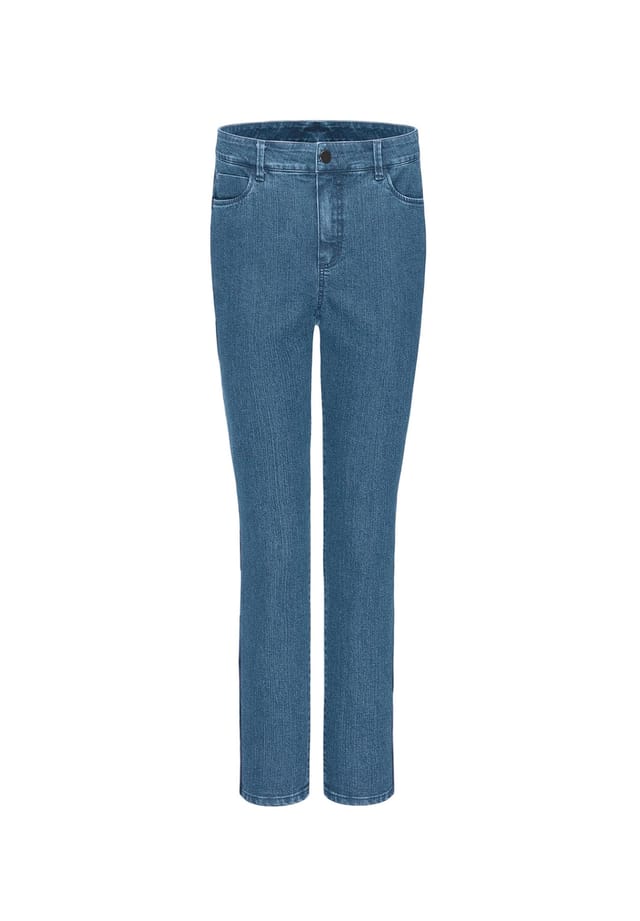 Короткий размер: модные джинсы с цветным галлоном Goldner, синий
Короткий размер: модные джинсы с цветным галлоном Goldner, синий