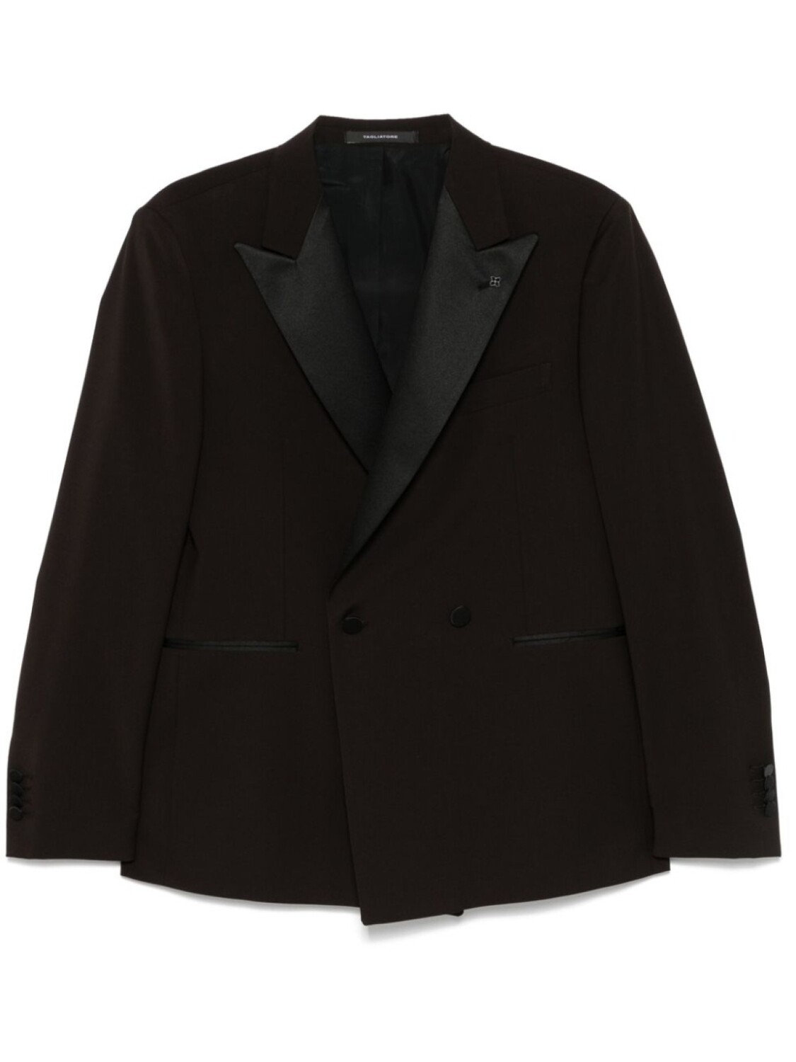 Tagliatore пиджак с брошью, коричневый
Tagliatore пиджак с брошью, коричневый