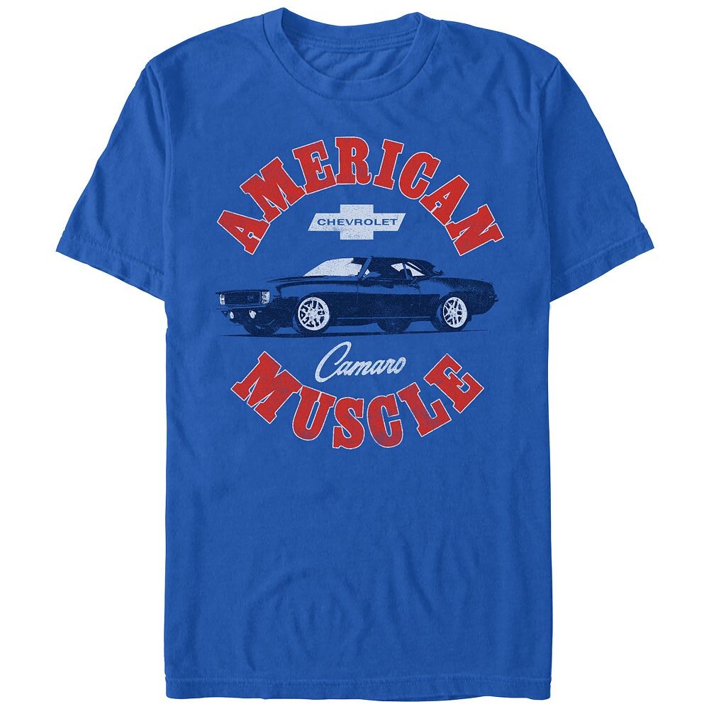 Мужская футболка Chevrolet Camaro с рисунком American Muscle Licensed Character, цвет Royal
Мужская футболка Chevrolet Camaro с рисунком American Muscle Licensed Character, цвет Royal