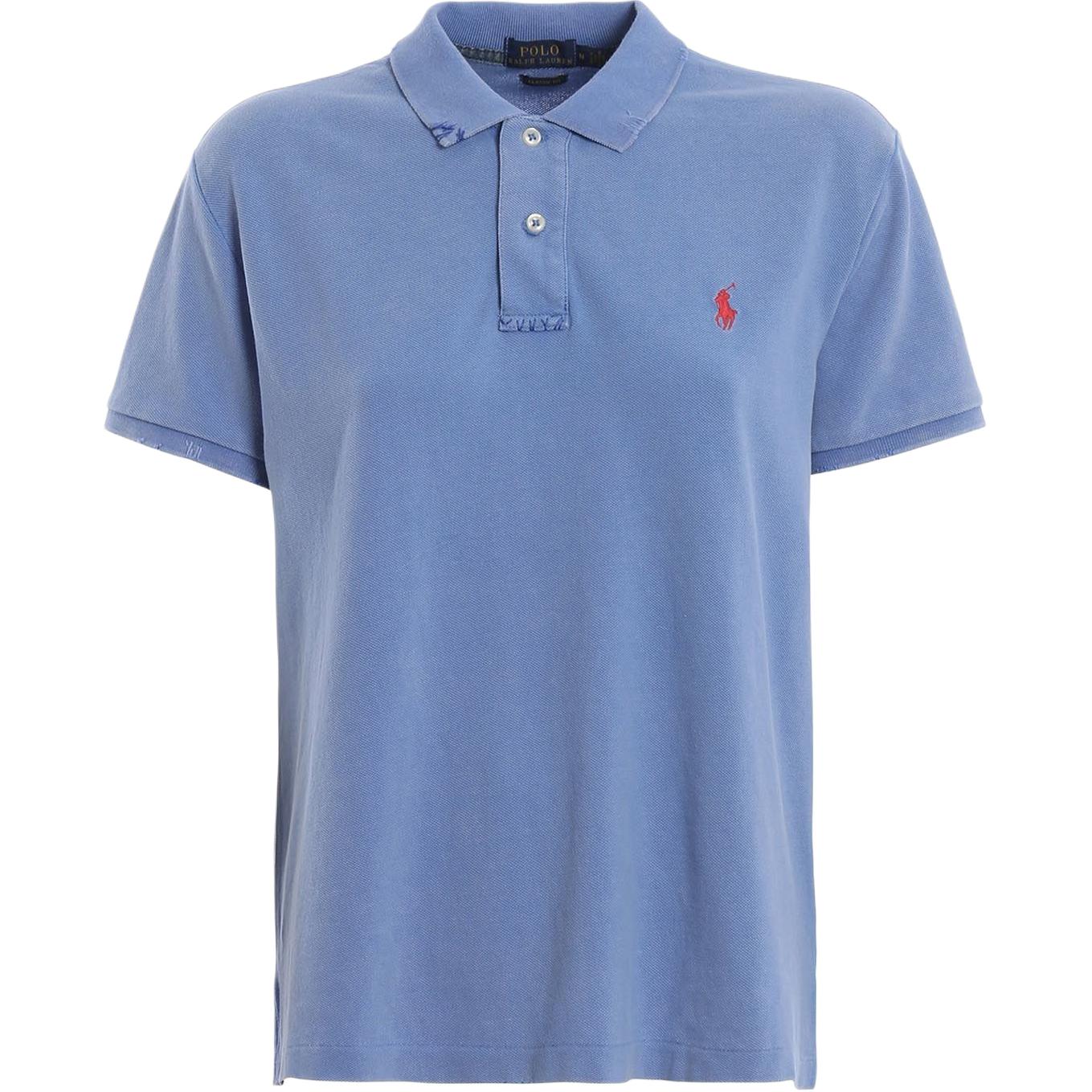 Женская поло Polo Ralph Lauren, серо-голубой
Женская поло Polo Ralph Lauren, серо-голубой