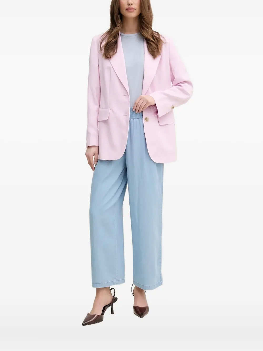 Пиджак с одной пуговицей и заостренными лацканами Joop!, розовый
Пиджак с одной пуговицей и заостренными лацканами Joop!, розовый