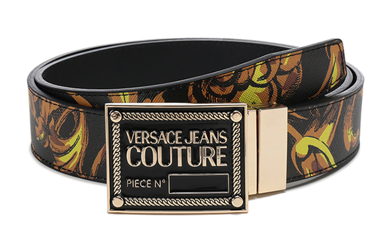 VERSACE JEANS COUTURE Кожаный ремень мужской black print
VERSACE JEANS COUTURE Кожаный ремень мужской black print