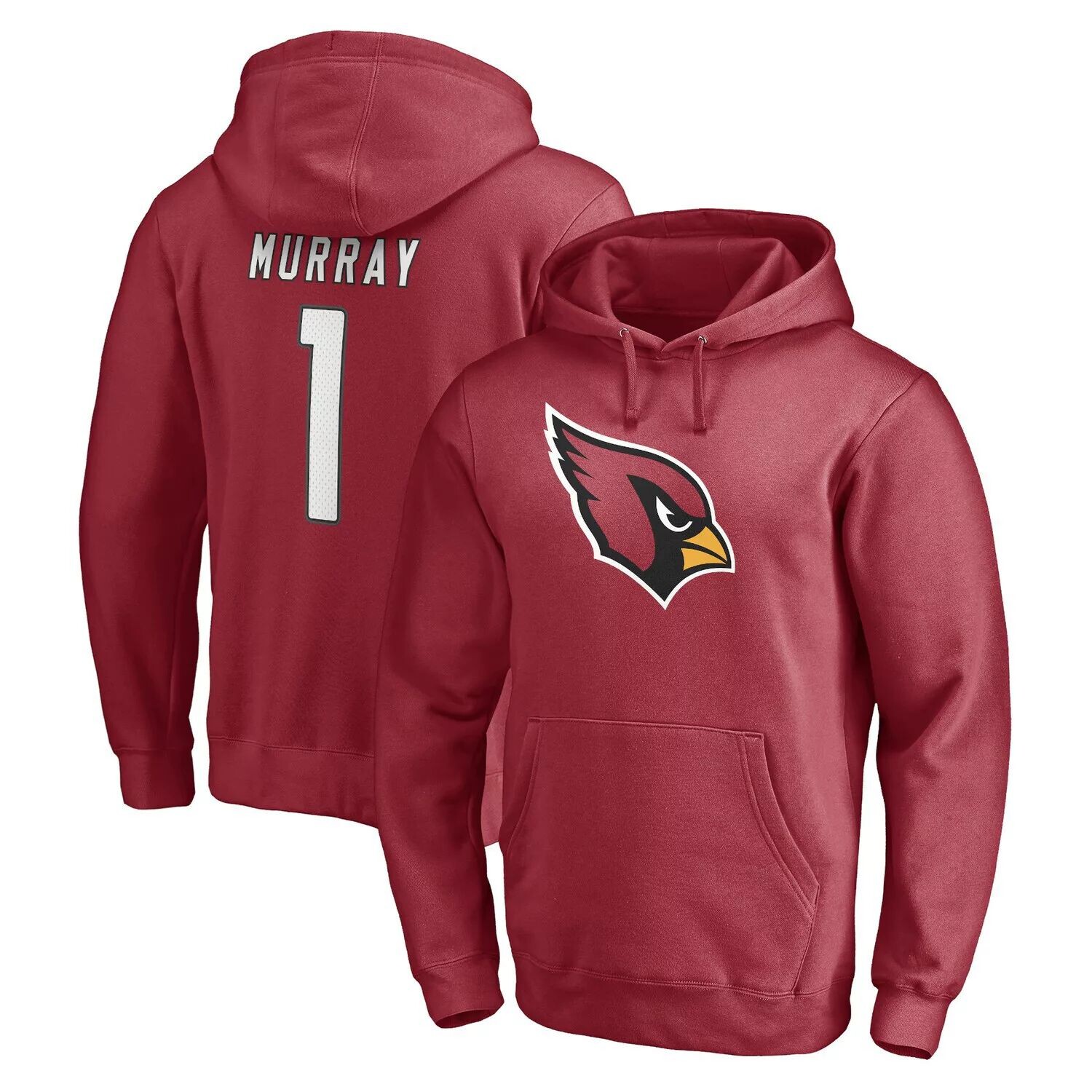 Мужской пуловер с капюшоном с фирменным логотипом Kyler Murray Cardinal Arizona Cardinals, значок игрока, имя и номер Fanatics
Мужской пуловер с капюшоном с фирменным логотипом Kyler Murray Cardinal Arizona Cardinals, значок игрока, имя и номер Fanatics