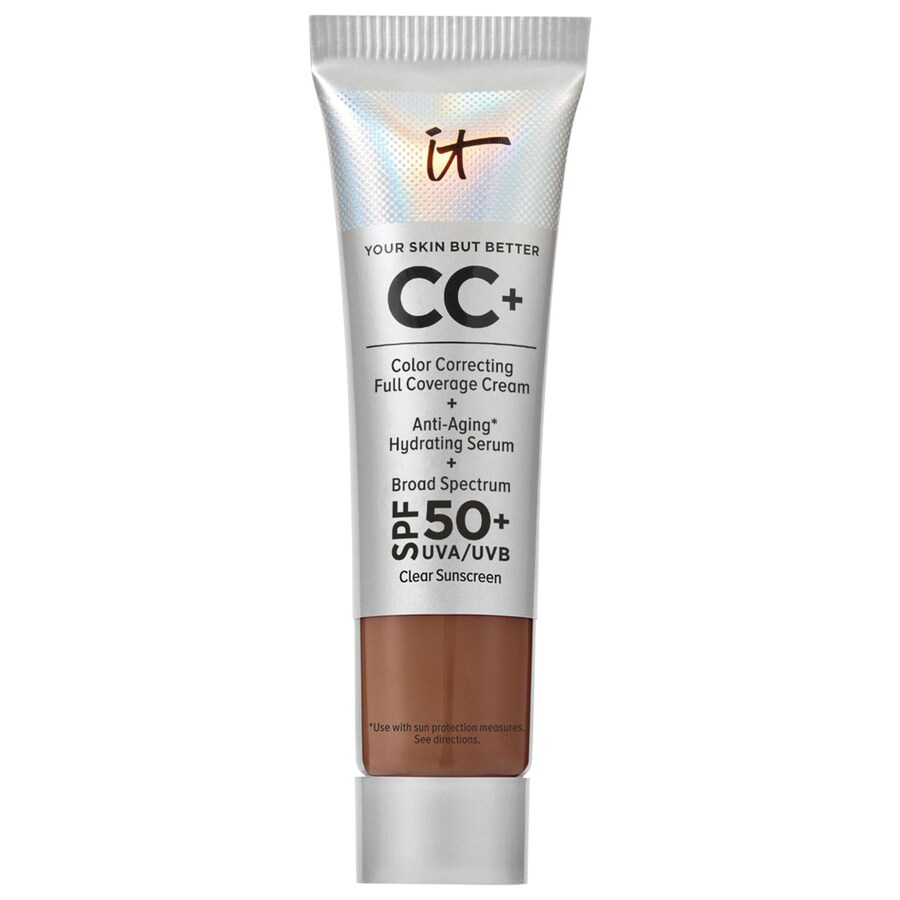CC+ кремовая тональная основа с полным покрытием и коррекцией цвета, с SPF 50+ IT Cosmetics, 0.4 oz/12 mL, Deep Honey
CC+ кремовая тональная основа с полным покрытием и коррекцией цвета, с SPF 50+ IT Cosmetics, 0.4 oz/12 mL, Deep Honey