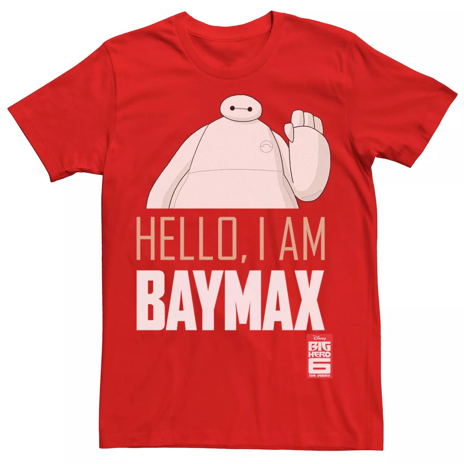 Мужская футболка Baymax Hello из сериала Big Hero 6 Disney
Мужская футболка Baymax Hello из сериала Big Hero 6 Disney