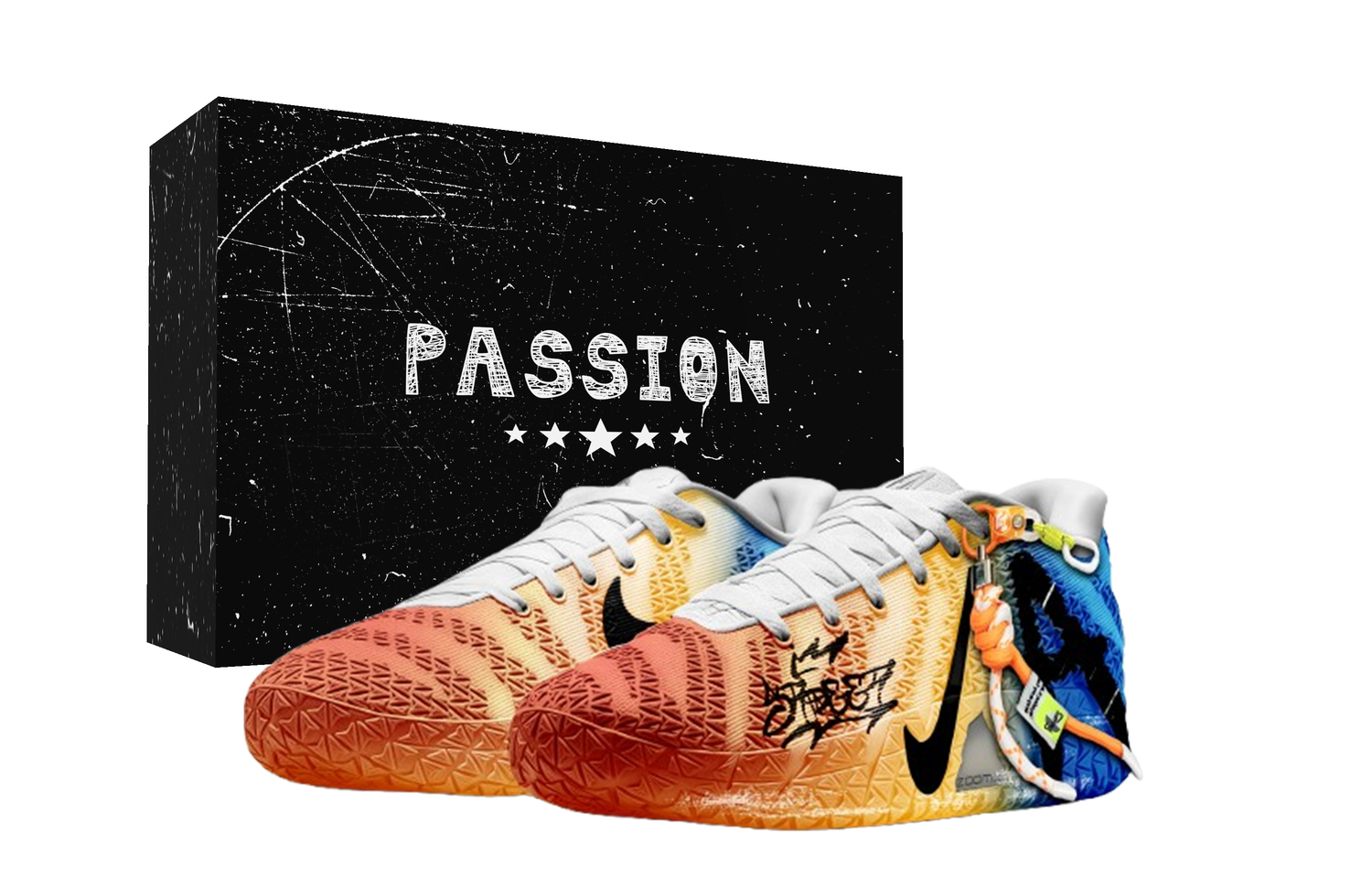 Nike Кроссовки баскетбольные Ja Morant 3 Graffiti Artist Box low top unisex orange blue
Nike Кроссовки баскетбольные Ja Morant 3 Graffiti Artist Box low top unisex orange blue