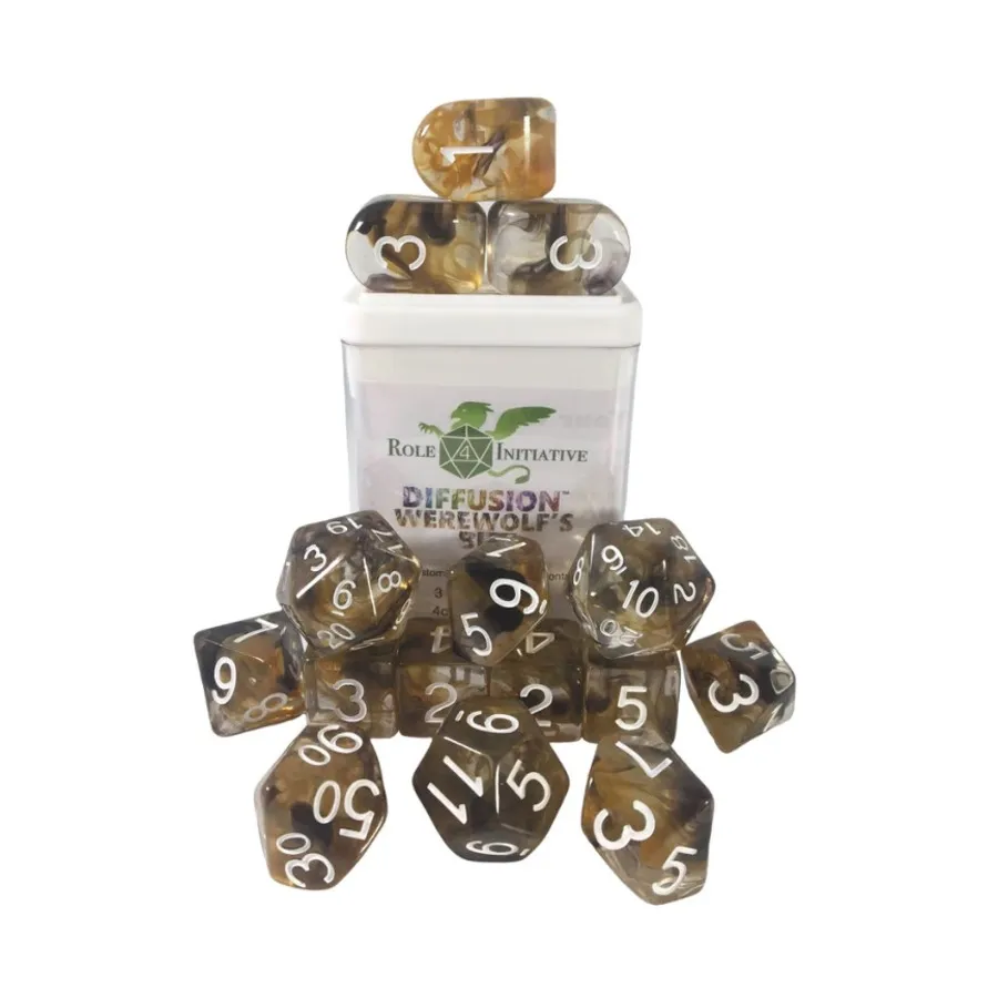 Набор Diffusion Poly — Укус оборотня с символом существа (15), Class & Creature Dice - Poly Sets
Набор Diffusion Poly — Укус оборотня с символом существа (15), Class & Creature Dice - Poly Sets