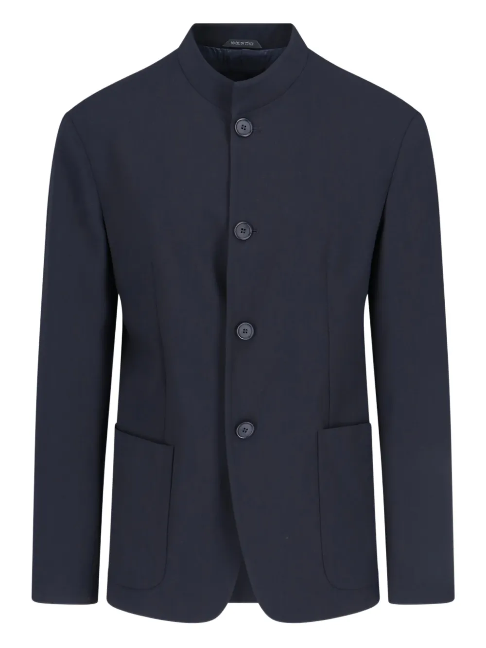 Шерстяной жакет с воротником-стойкой GIORGIO ARMANI, синий
Шерстяной жакет с воротником-стойкой GIORGIO ARMANI, синий