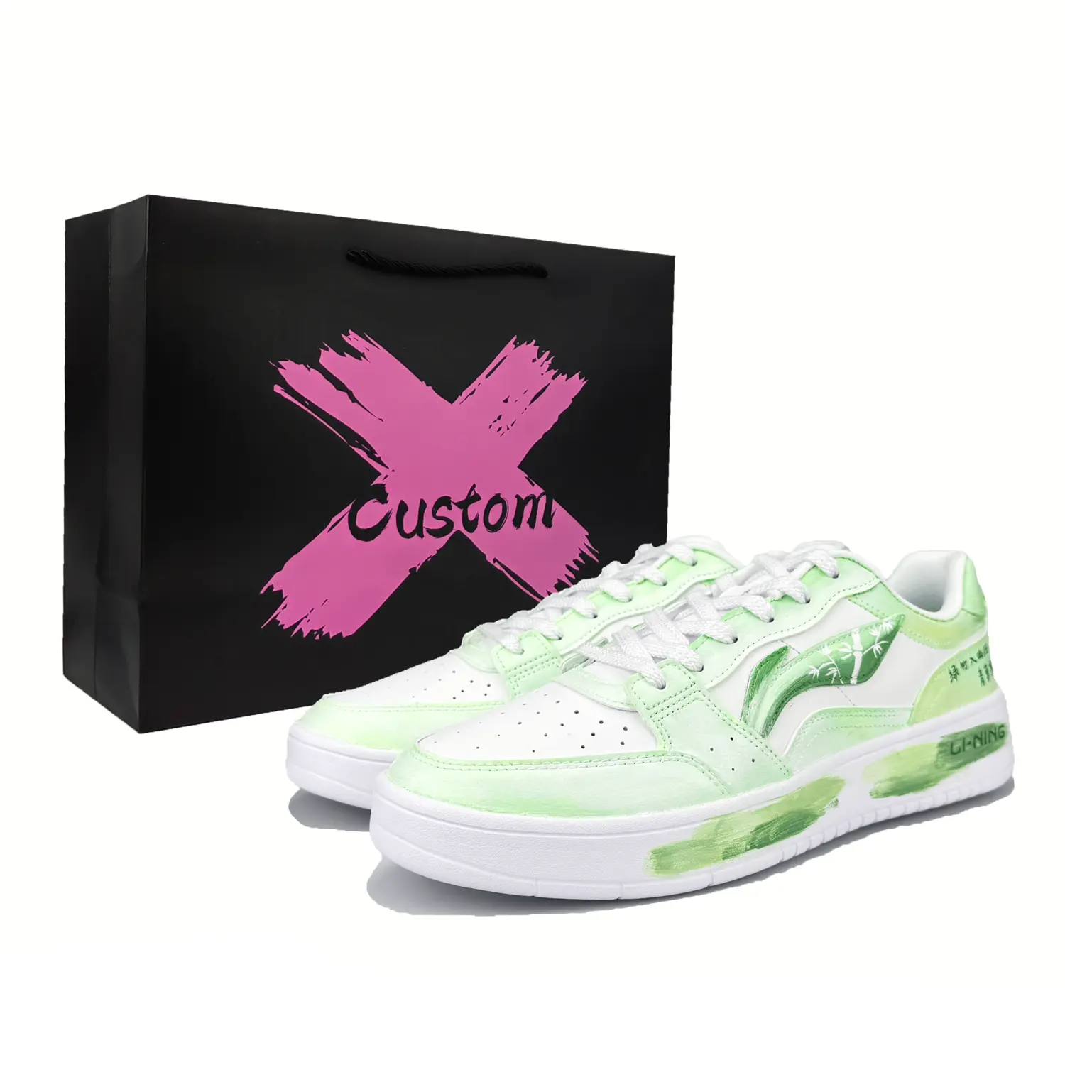 Мужские кроссовки для скейтбординга Acer Truncatum, нескользящие, износостойкие, легкие, цвет "травяной зеленый" LINING, Grass Green 
Мужские кроссовки для скейтбординга Acer Truncatum, нескользящие, износостойкие, легкие, цвет "травяной зеленый" LINING, Grass Green