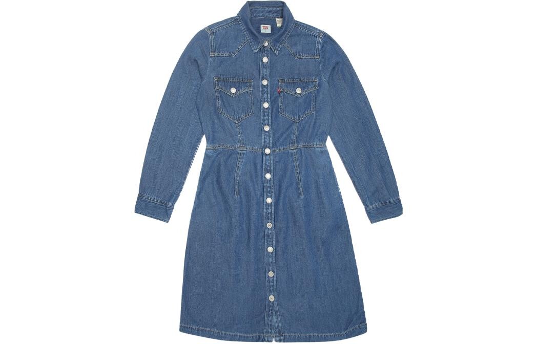 Платье с длинными рукавами женское темно-синее Levi’S
Платье с длинными рукавами женское темно-синее Levi’S