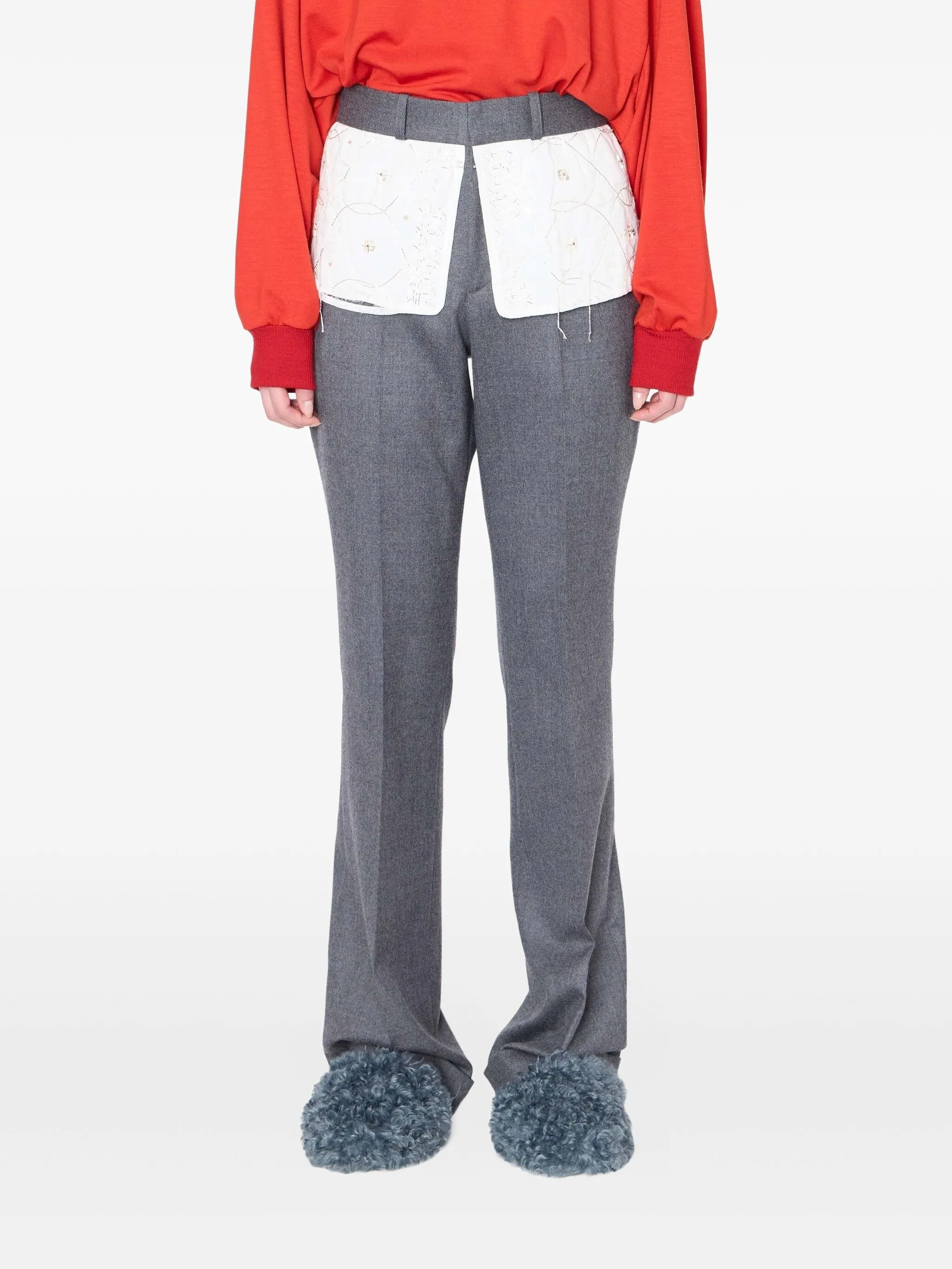 Брюки с вышивкой Kolor, серый
Брюки с вышивкой Kolor, серый