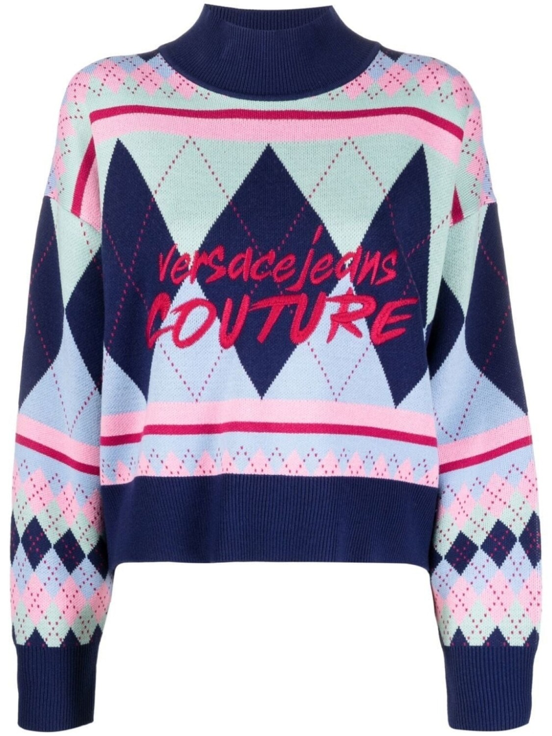 Versace Jeans Couture джемпер с вышитым логотипом, синий
Versace Jeans Couture джемпер с вышитым логотипом, синий