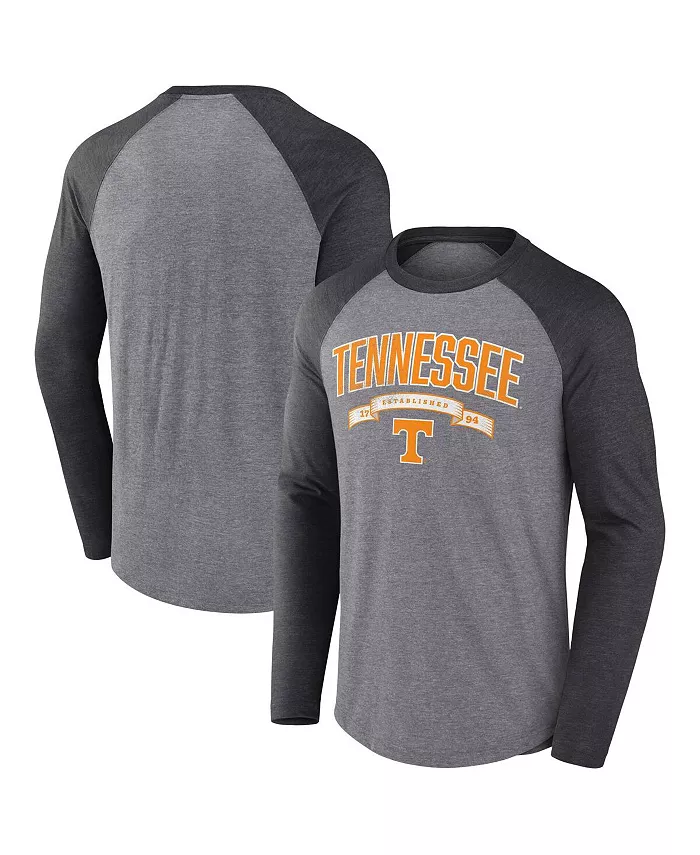 Мужская футболка с длинным рукавом Tennessee Volunteers Heritage Banner Year Tri-Blend, цвет: вересково-серый/вересково-угольный Fanatics
Мужская футболка с длинным рукавом Tennessee Volunteers Heritage Banner Year Tri-Blend, цвет: вересково-серый/вересково-угольный Fanatics