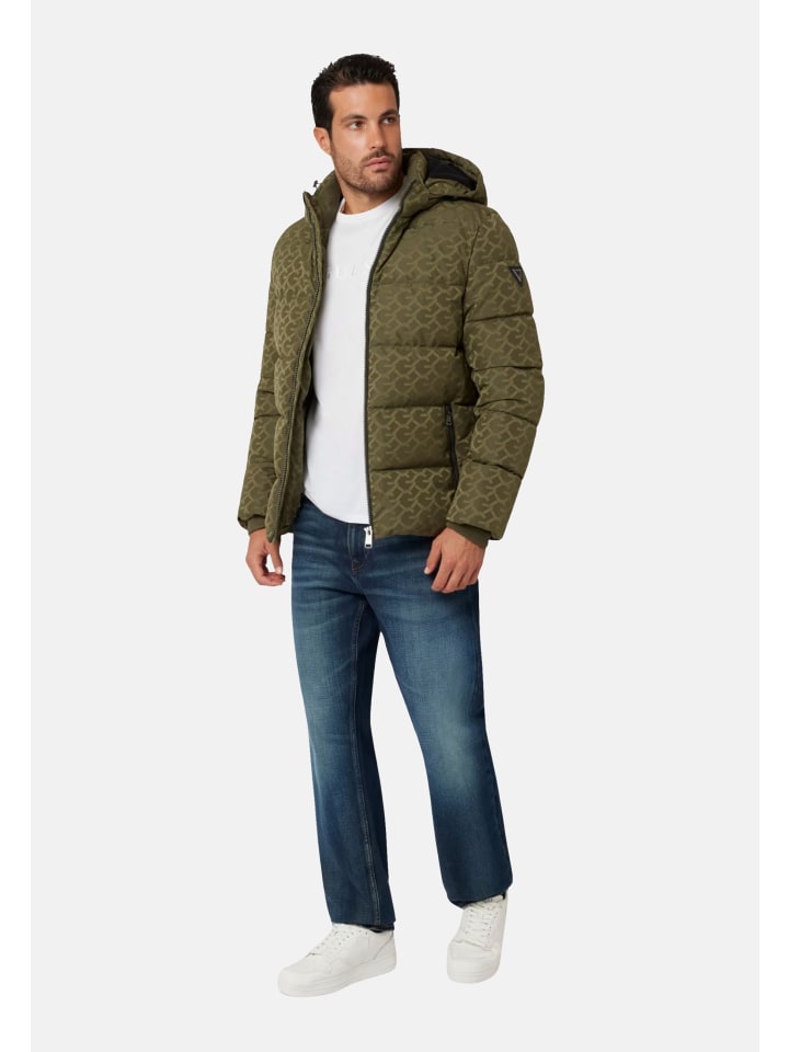 Стеганая куртка Guess, зеленый 
Стеганая куртка Guess, зеленый