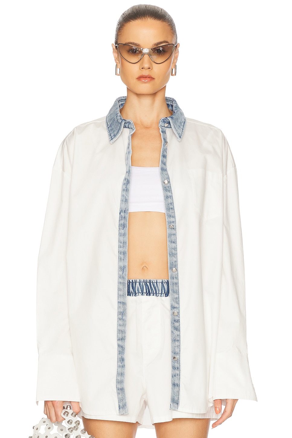 Gill Рубашка оверсайз Ser.O.Ya, White & Coastline
Gill Рубашка оверсайз Ser.O.Ya, White & Coastline